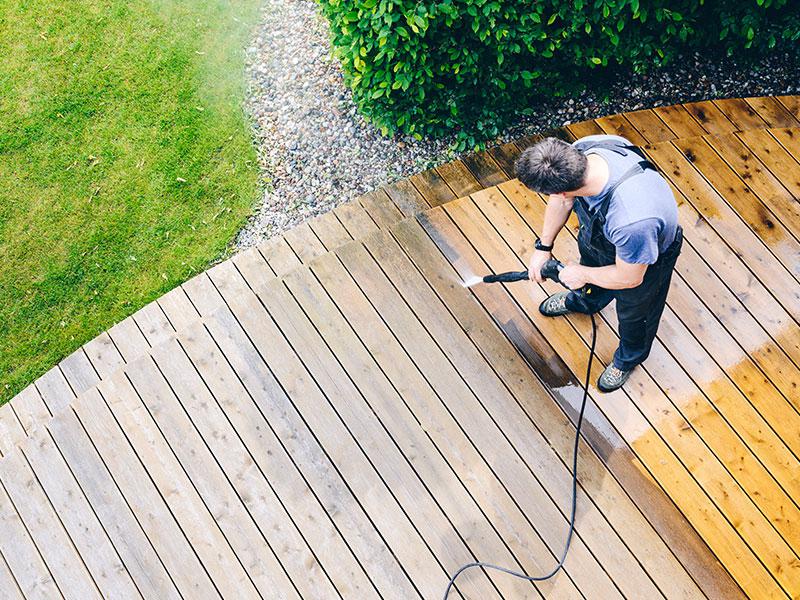 deck washing