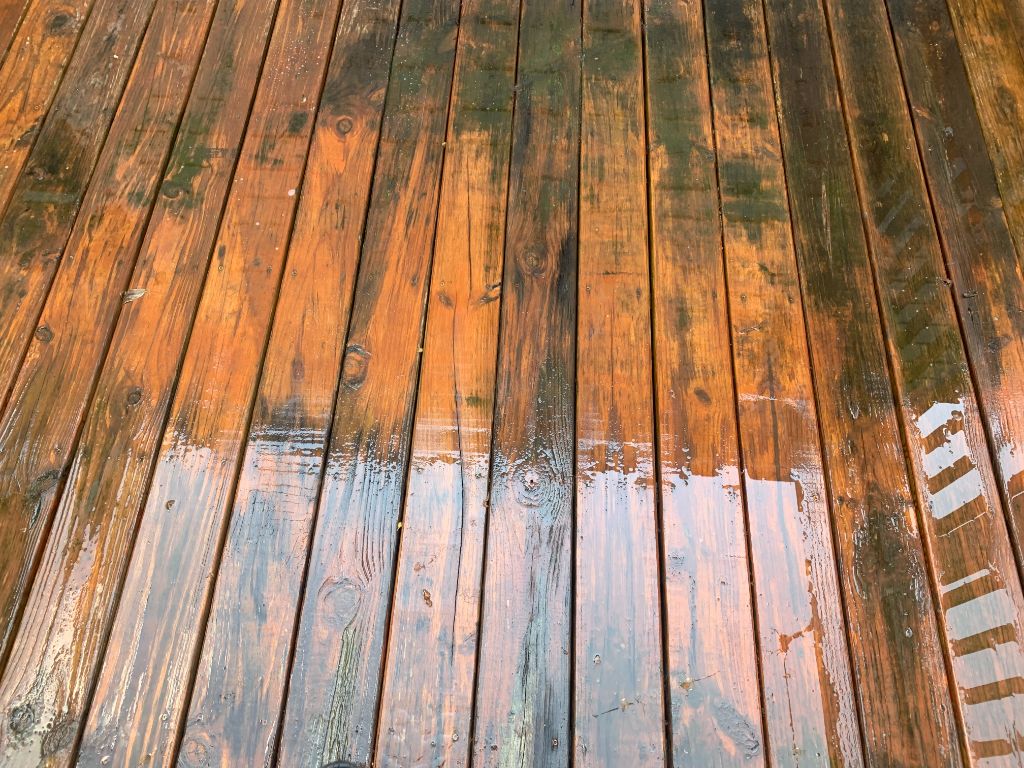 Painted Walk Way and Deck Cleaning in Atlanta, GA